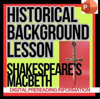 Macbeth by William Shakespeare | History & Literature PowerPoint Lesson