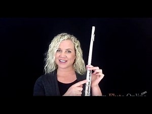 How To Use The B Flat Thumb Key On The Flute | Flute Lessons Tutorial