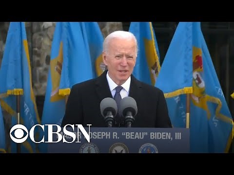 Biden bids emotional farewell to Delaware before leaving for inauguration