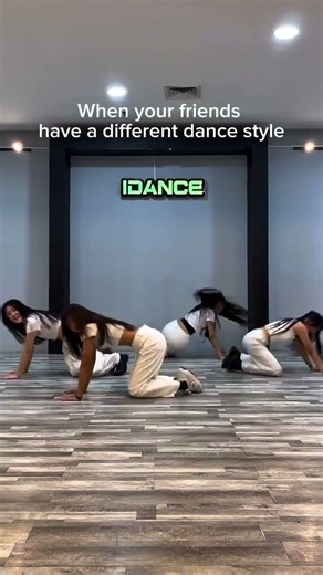 When your friends have a different dance style, but everyone is a main character. 🔥