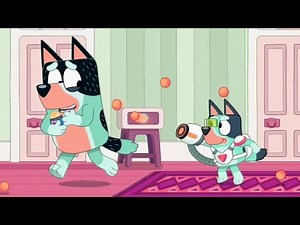 Bluey - Ping Pong Ball Blaster! 😂 | Funny Bluey Family Edit