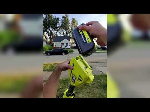 How to Attach the Batter to Ryobi Weed Wacker