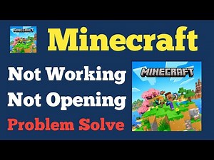 How To Minecraft Not Working Problem Solve | Fix Minecraft Not Opening And Loading Error Problem