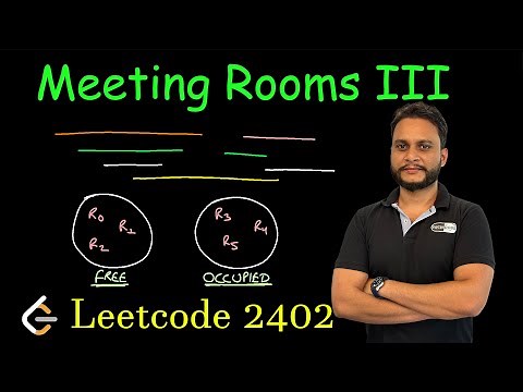 Meeting Rooms III | Leetcode 2402