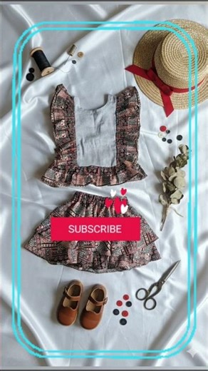 Easy and cute Side Ruffled Top for kids | Easy Sewing