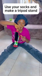 342K views · 1.5K reactions | Use your socks and make a tripod stand 藍 #reelsviralシ | Chiamaka Maryjane | Facebook