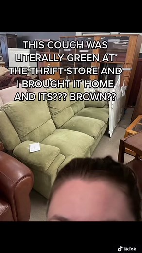 Transform Your Living Room: Brown Couch to Green Sofa