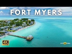 Fort Myers, Florida 🇺🇸 in 4K Video by Drone - Fort Myers United States