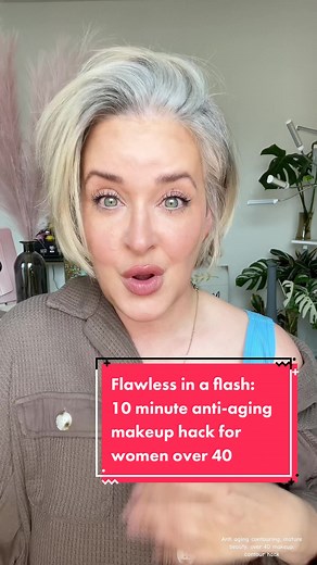 Flawless in a flash: 10-minute anti-aging makeup hack for women over 40!