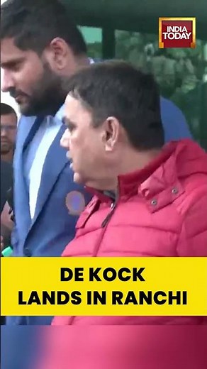 Quinton de Kock Arrives in Ranchi Ahead of India vs South Africa ODI at JSCA Stadium | #shorts