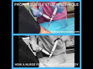 (Agitated Saline) Bubble Study