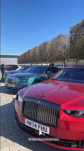 Rolls-Royce Lineup at Goodwood 🏁✨ | Phantom, Ghost, Spectre & Cullinan Black Badge