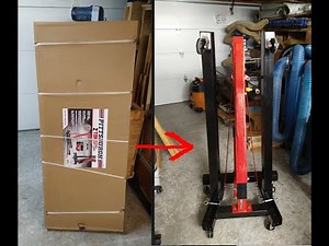 Assemble 2 ton Harbor Freight Engine Crane