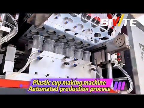 Automatic production process of plastic cup making machine#plastic#cupmakingmachine #manufacturing