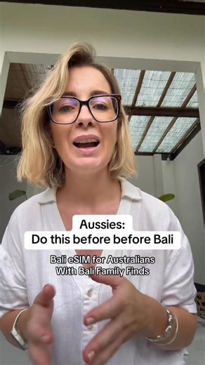 Flying to Bali from Australia? Set up your data before you go. eSIMS are faster, cheaper, and way less stressful than roaming! For all things Bali download the free Bali Family Finds App now - eSIMs - Discounts - Entry requirements - Allergy cards And so much more! | Chad and Mia - Bali Family Travel