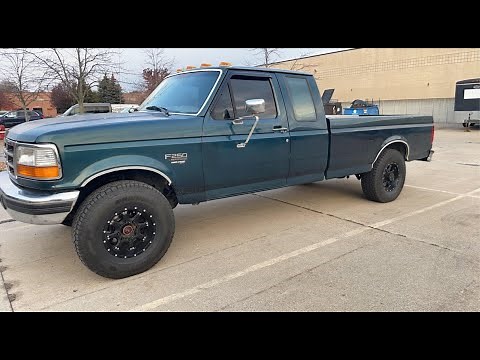 Obs ford f250 airlifter airbag install.