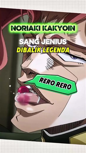Noriaki Kakyoin: sang jenius dibalik legenda rero rero. #jojosbizzareadventure #noriakikakyoin #stardustcrusaders #jojopart3 #fyp