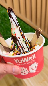 Froyo parfait combination loaded with some of your fave childhood treats? @melons.diary is in! Watch as the family enjoy our frozen yogurt, and newest added parfait, Rainbow Promise Thank you again for sharing with us your experience at our Farmer's Plaza Cubao branch! #yowell #froyo #frozenyogurt | YoWell Philippines