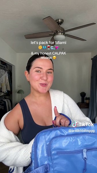 seen this backpack all over tiktok and its worth the hype IMO!! 🦋🌴🕺🏻 @CALPAK Travel #calpakpartner #weekenderbag #calpakduffel #duffelbag