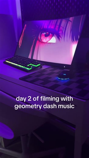 this is day 2 of filming with geometry dash music @𝔊𝔦𝔤𝔯𝔷/🤖 @Domo @DKP✝️🇱🇻 @L’🤹 @AK💫🌟 @✞ @LG43_world07 @£’kyź🏌🏾 @Ted ✝️⚽️ #techtok #setup #fyp #viral