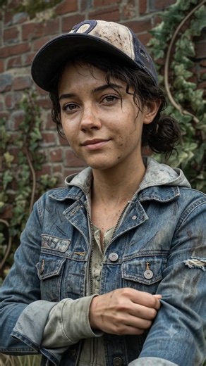 Clementine's Evolution: From a Kid to a Legend in The Walking Dead Game! 💔 #shorts
