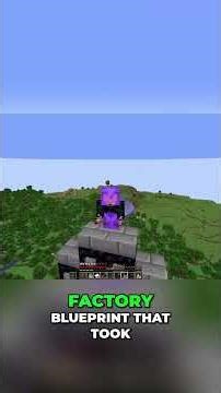 Mass Producing Netherite: A Giant Factory #shorts