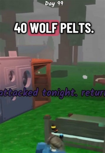 99 Nights in the Forest: Surviving with Wolf Pelts