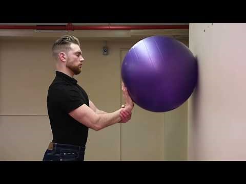 2: Active assisted flexion using a ball