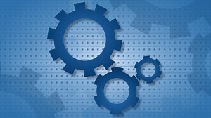 Motion Graphic of gear  test tube vector | Free Stock Video Footage