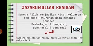 Contoh Project Based Learning (PjBL) Qur'an Hadits - PPG PAI