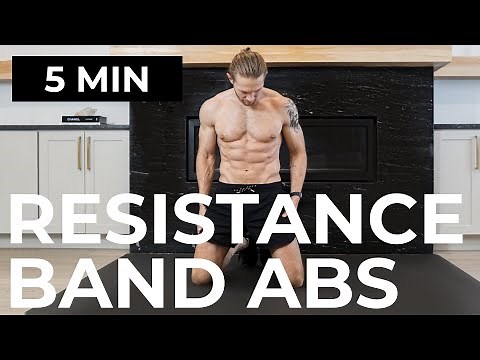 RESISTANCE BAND AB WORKOUT | 5 MIN AB WORKOUT WITH RESISTANCE BAND