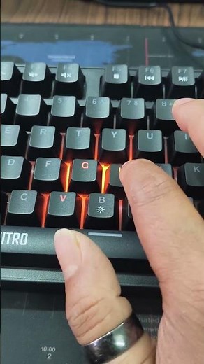 acer Nitro G Wired Mechanical Gaming Keyboard | 98% Layout with Multifunction Knob | Red Switches