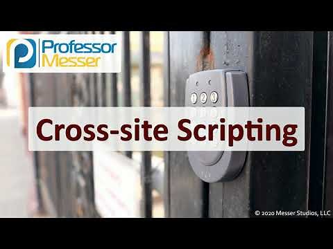 Cross-site Scripting - SY0-601 CompTIA Security+ : 1.3