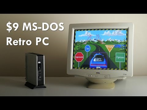 $9 DOS Retro Gaming PC with the HP t5530 Thin Client