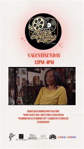 @Ambitious0utsider 🎶 on Instagram: "❣️SATURDAY 2/14 12pm❣️ FREE 45 for the first 25 people sponsored by @sola_records_official ❣️ SPECIAL GUEST Q&A with George Kerr! Screening of “Why I Love You, Meet the Ultimates” & @symphonicalrecords introduces a series of Intamate Interviews. Music by @flipsidelovers ✨DONT MISS THIS EVENT!"