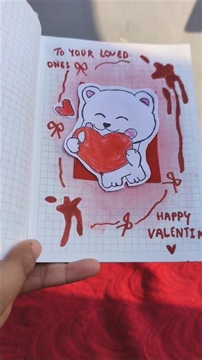 valentines special#red heart 🐻🐻🐻🐻🐻🐻bear😍🥰😘🥰 #diy #music #art