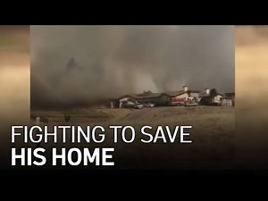 Vacaville Man Fights to Save Home From LNU Complex Fire