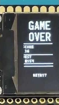 I Made an Arduino Tetris Machine #arduino #diy #electronics #esp32 #tetris #maker #gaming #shorts