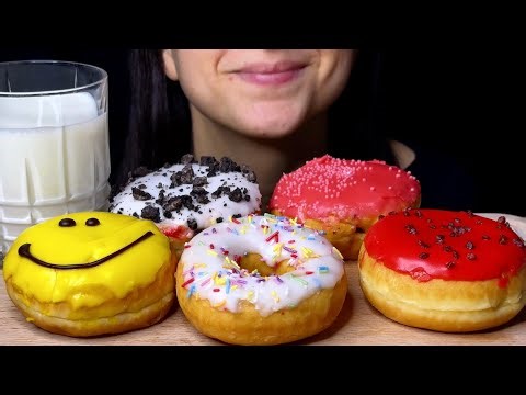 ASMR DONUTS (EATING SOUNDS) NO TALKING MUKBANG