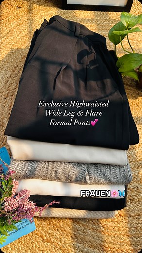 341 reactions · 39 comments | Exclusive & Premium Wide Leg & Flare Cut Formal Pants,. Available in All Trending Colors✨✨ #formal #formalpants #wideleg #widelegformalpants #highwaisted #highwaistedformalpants #flarepants #fishcut #fishcutpant #bootcut #bootcutpants #bdcommunity #formalwear #bd #bdreels #bdreelsofficial #ladiespants #exclusive #blackformal #blackformalpant #beige #beigeformalpant #formalpantforwomen | Frauen | Facebook