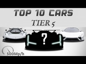 CSR Racing 2 | Top 10 Fastest Tier 5 Cars | Updated*
