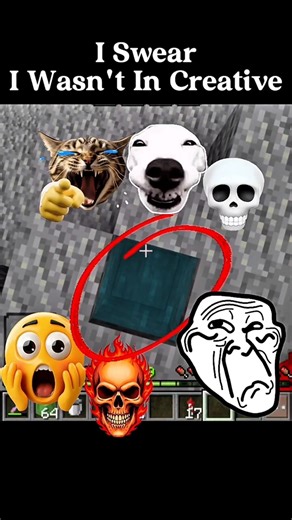 I Swear I Wasn't In Creative 😭 Minecraft