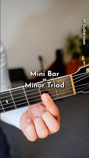 Mini Bar = Minor Triad