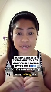 33K views · 805 reactions | Greece WAED (unemployment assistance) benefits information for seasonal work visa  Correct me if I'm wrong based lang po ito sa pag kakaintindi ko.wala po ako sa position ng gobyerno.. #highlightseveryonefollowers #ofwlife #followers #OFW #greece #blessed #highlights #happy #viralpost #seasonal #work #everyonefollowers #everyoneシ゚ | Miss A | Facebook