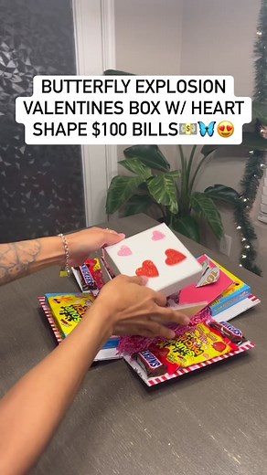 DIY Valentine's Butterfly Explosion Box Tutorial