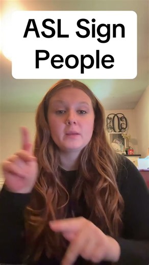 Learn How To Sign "People" in ASL for Beginners | American Sign Language #shorts