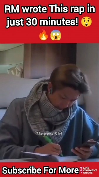 Sirf 30 min me likha Is Song ka rap? Respect RM 😎💥 #bts #butter #rm #btsbutter