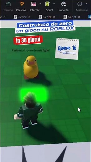 Come costruire un gioco su Roblox - giorno 16 #roblox #robloxstudio