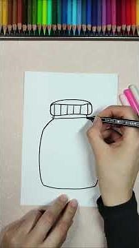 💕 Simply paint hearts in a glass 💕 | Painting with Evi | German