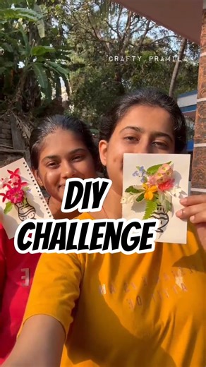 DIY Challenge: Paper Vase + Real Flowers 🌸 | Vacation Craft